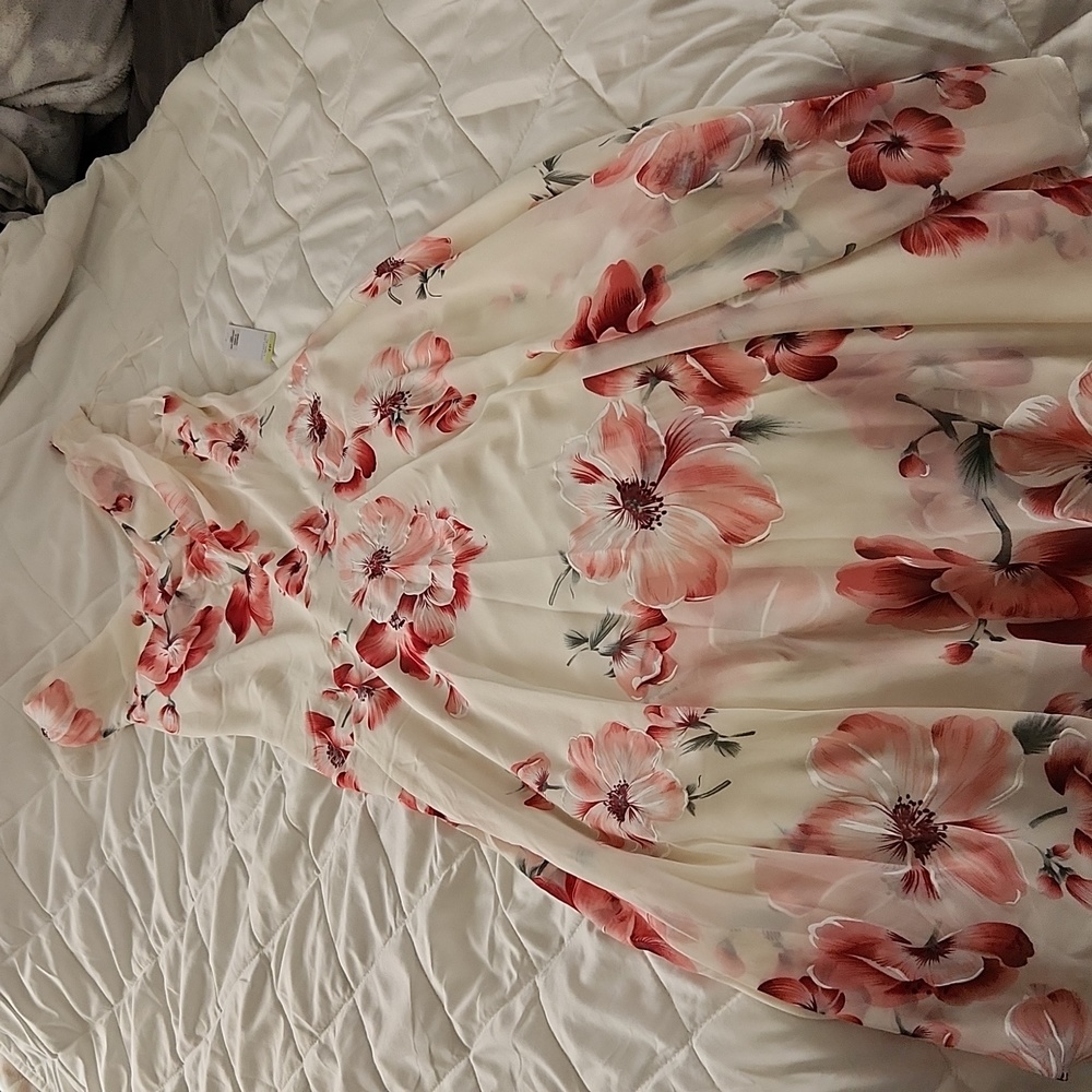 Midi floral dress